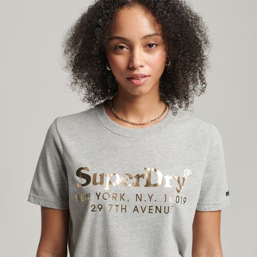Camiseta Para Mujer Vintage Venue Interest Tee Superdry