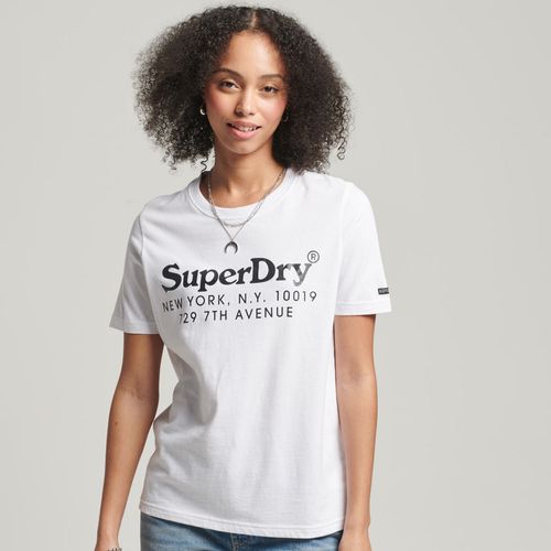 Camiseta Para Mujer Vintage Venue Interest Tee Superdry