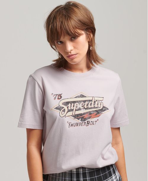 Camiseta Para Mujer Vintage Boho Graphic Tee Superdry