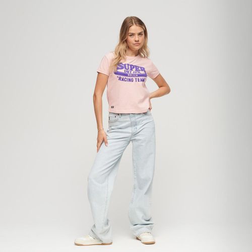 Camiseta Manga Corta Para Mujer Archive Neon Graphic Superdry