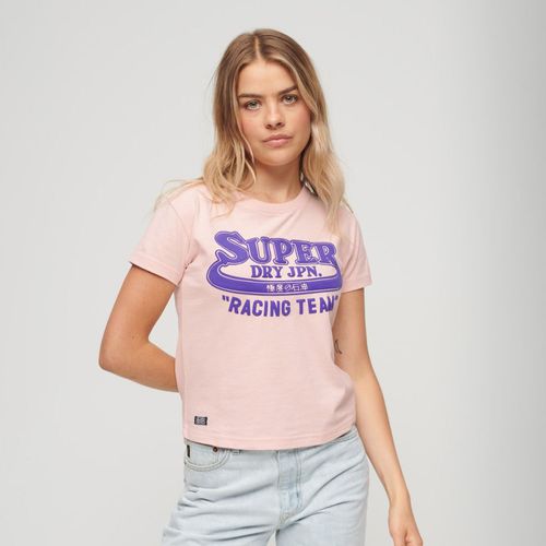 Camiseta Manga Corta Para Mujer Archive Neon Graphic Superdry