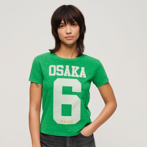 Camiseta Para Mujer Osaka Fitted Tee Superdry
