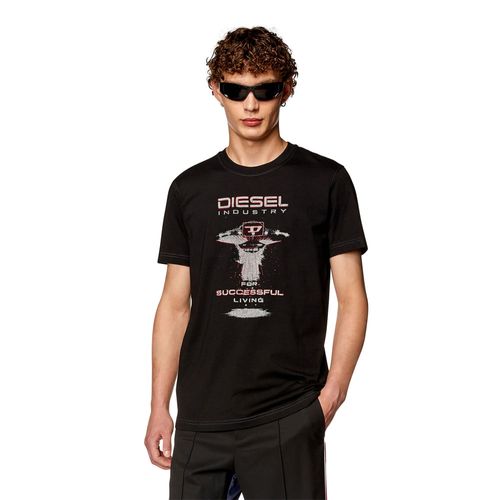Camiseta Manga Corta Para Hombre T-Diegor-K69 Camiseta Diesel