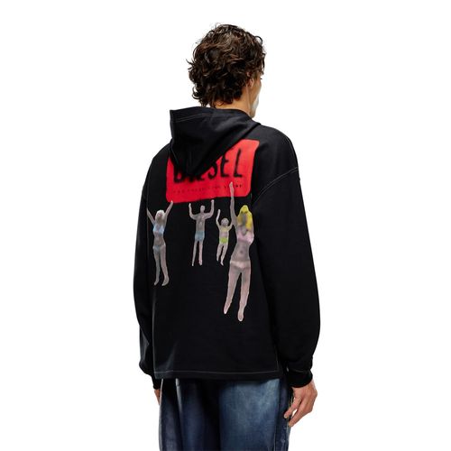 Buzo Hoodie Cerrado Para Hombre S-Baxt-Hood-N1 Diesel