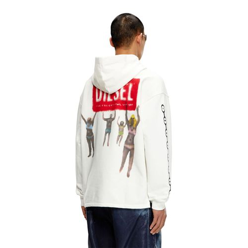 Buzo Hoodie Cerrado Para Hombre S-Baxt-Hood-N1 Diesel
