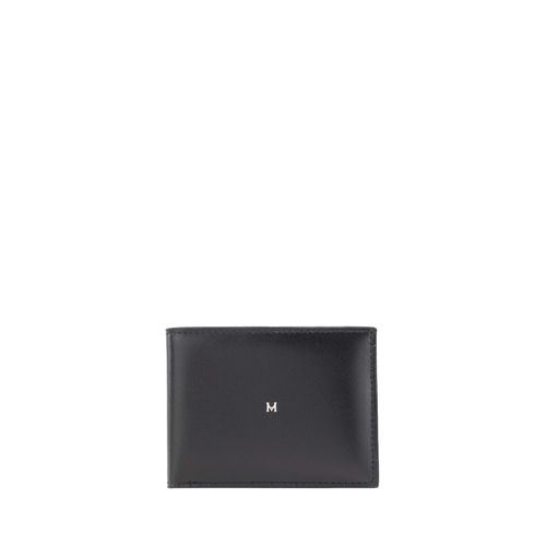 Billetera slim horizontal negro rojo Castellano
