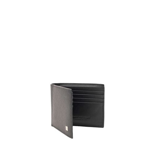 Billetera con visor negro Roble