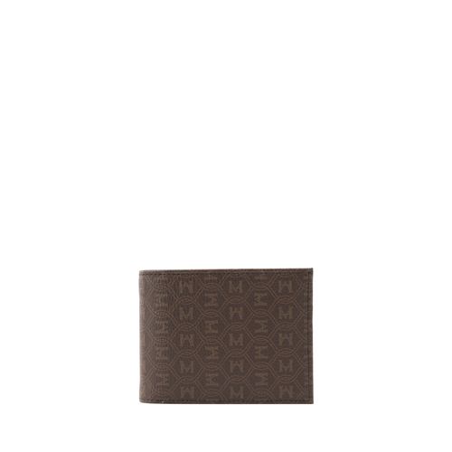 Billetera extraplana con inserto café Palenque