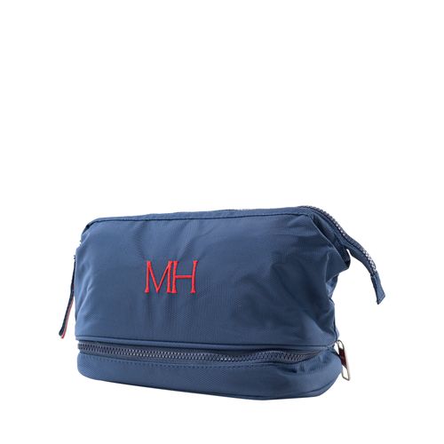 Neceser dos cremalleras azul MH Light