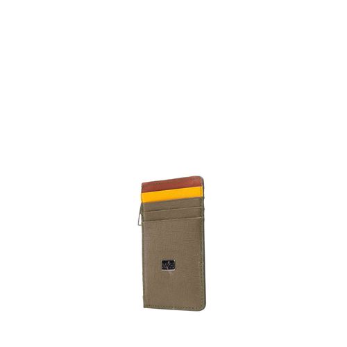 Tarjetero 8 tarjetas con zip verde CollorFull
