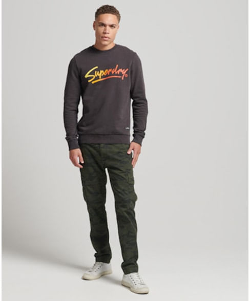 Buzo Cerrado Para Hombre Vintage Downtown Script Crew Superdry