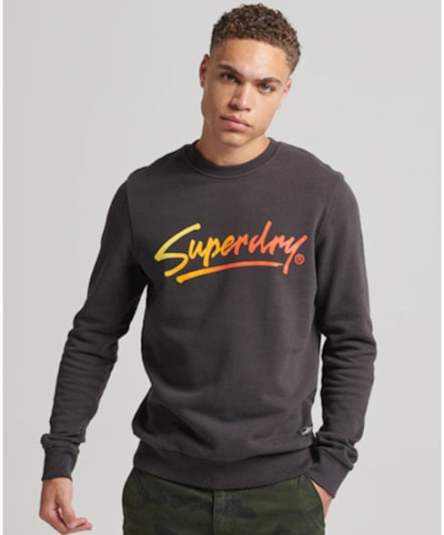 Buzo Cerrado Para Hombre Vintage Downtown Script Crew Superdry