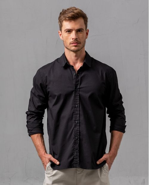 Camisa manga larga para hombre