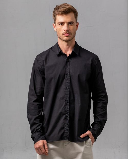 Camisa manga larga para hombre