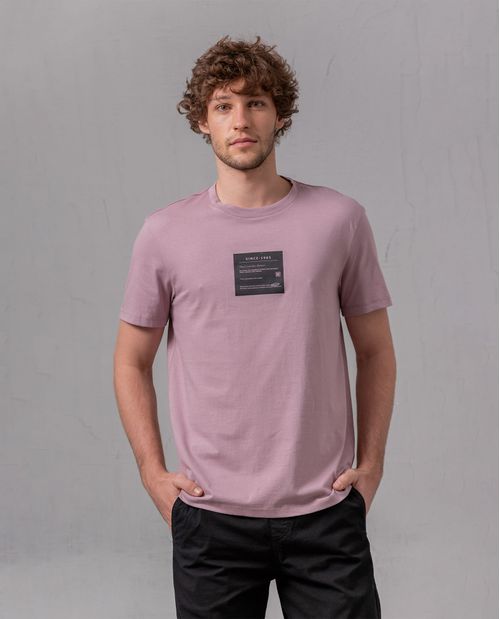 Camiseta con estampado para hombre