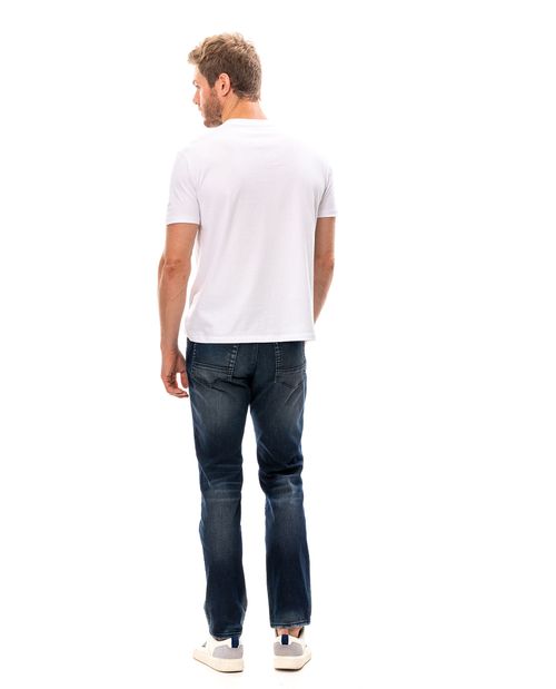 Jean Straight tono oscuro para hombre