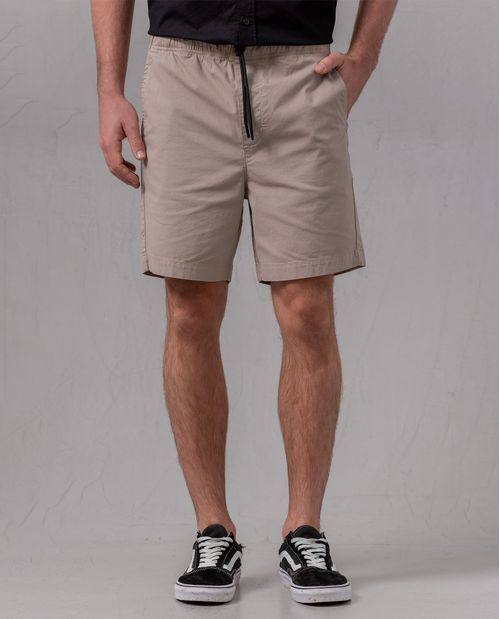 Bermuda con pretina elástica para hombre