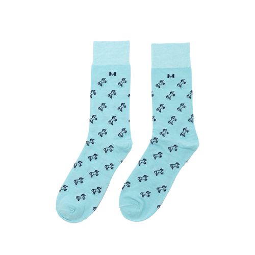 Medias unicornio extrafina cielo MH Socks
