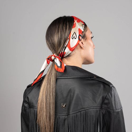 Pañoleta carre paraíso amor 70x70 Foulard
