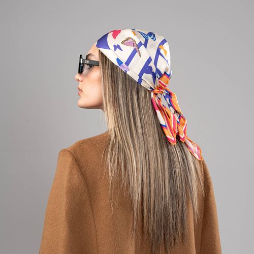Pañoleta carre paraíso eden 70x70 Foulard
