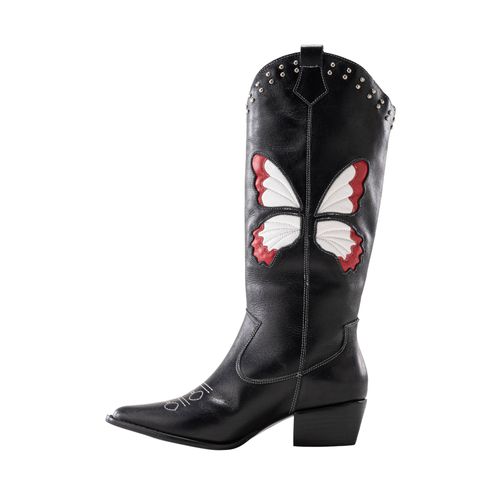 Bota palermo caña alta toro Glamour