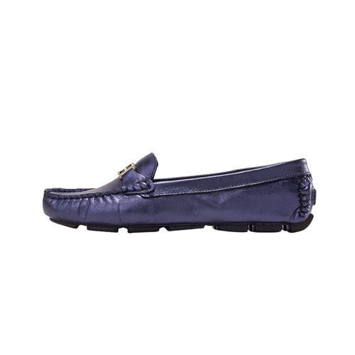 Mocasín driver cocora azul metálico MH Mocs