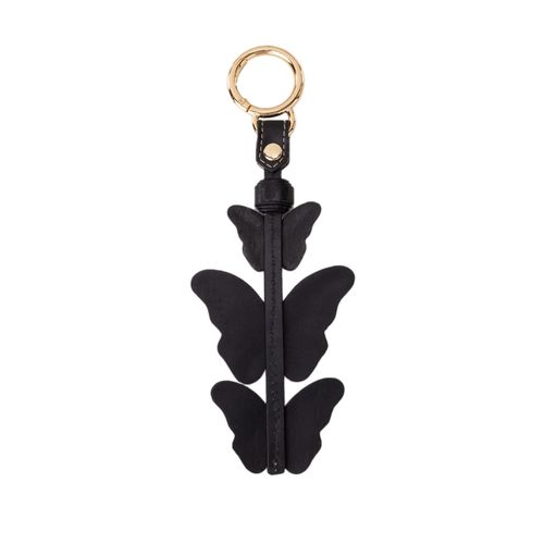 Accesorio charm 3 mariposas negro Suspiros