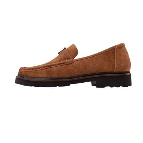 Mocasín Santamaría caoba gamuza MH Mocs
