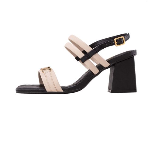 Sandalias barichara negro blanco Brisabonita