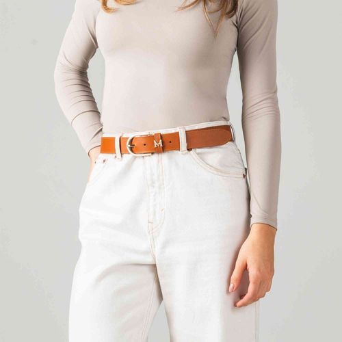 Cinturón casual manuela miel