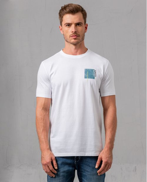 Camiseta clásica estampada para hombre