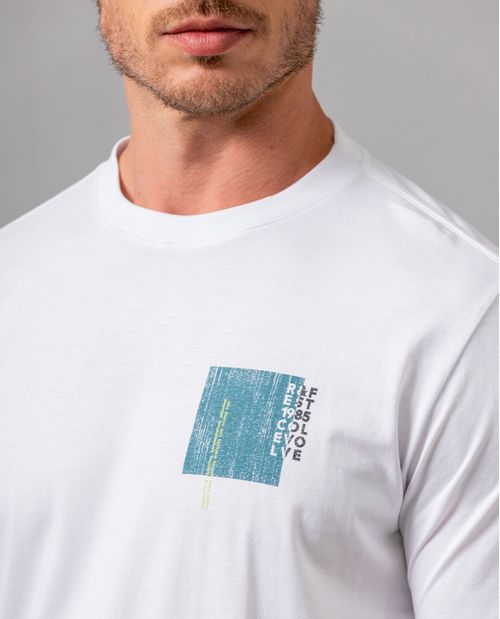 Camiseta clásica estampada para hombre
