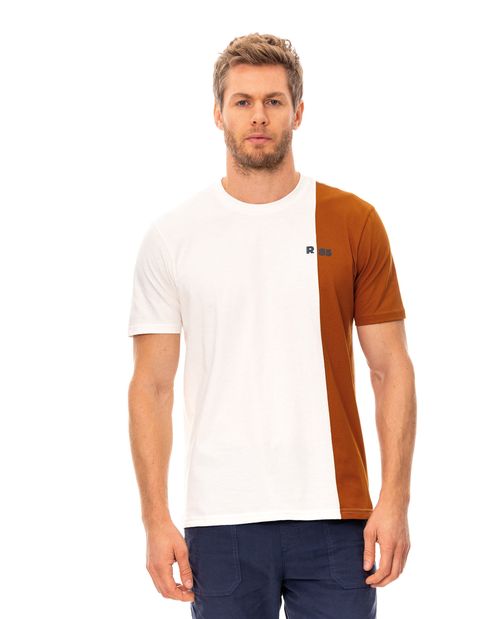 Camiseta bicolor para hombre
