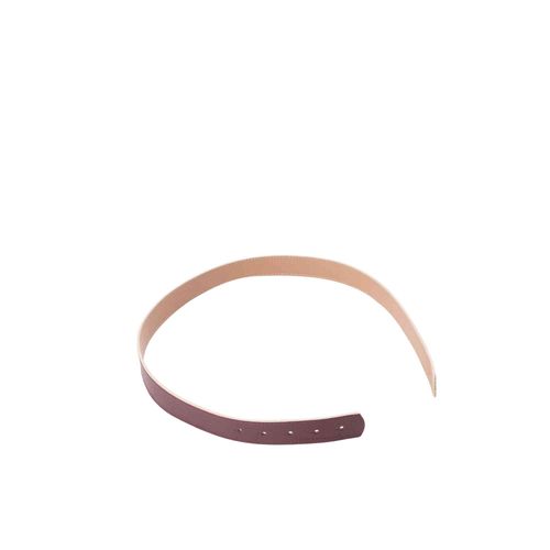 Tira monograma doble faz capuchino burgundy