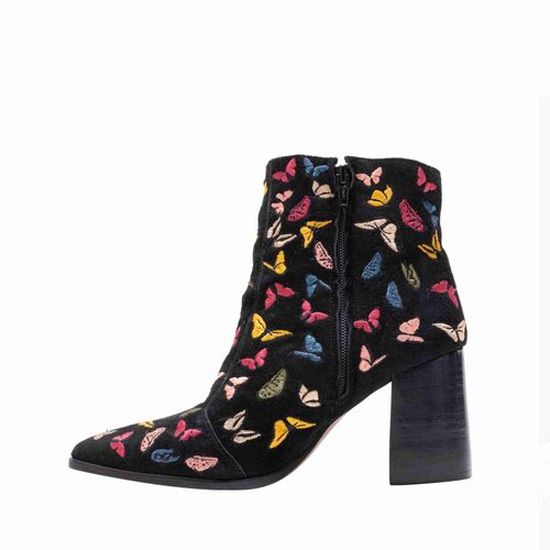 Bota alessia mariposas negro Glamour