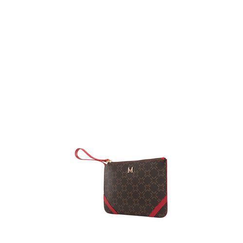 Cosmetiquero plano café rojo Primario Básico
