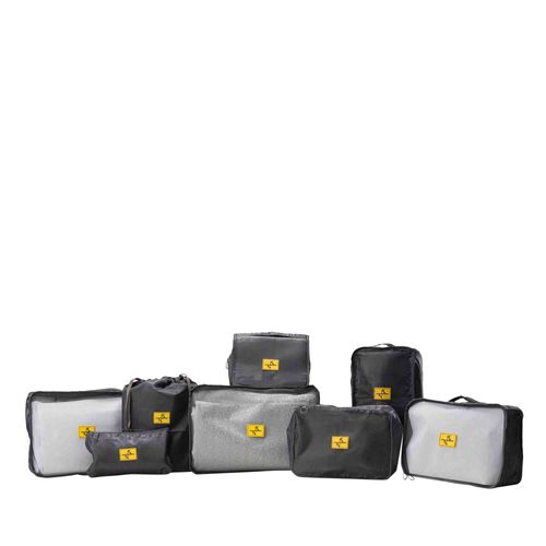 Accesorio viaje kit de 8 bolsas gris Xmas