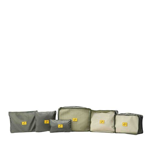 Accesorio viaje kit de 6 bolsas verde Xmas