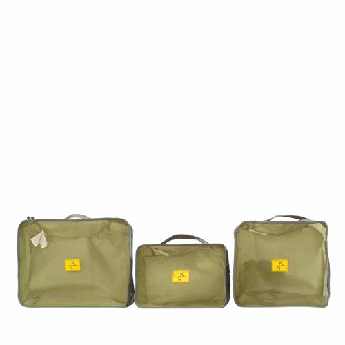 Accesorio viaje kit de 6 bolsas verde Xmas