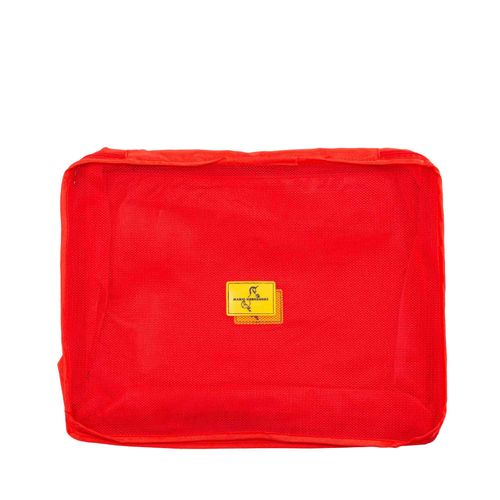 Accesorio viaje kit de 6 bolsas rojo Xmas