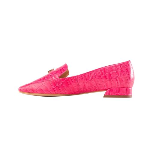 Mocasín loafer amaranta fucsia croco MH Mocs