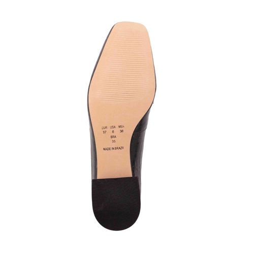 Mocasín loafer amaranta negro croco MH Mocs