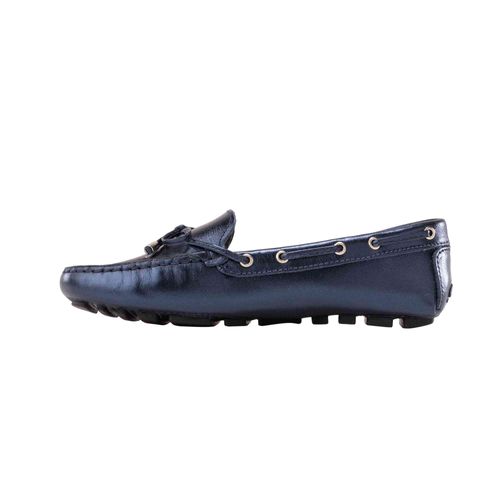 Mocasín driver amalia lt azul metalico MH Mocs