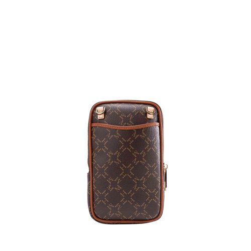 Estuche porta celular elena café Primario Básico