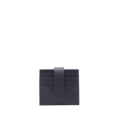 Tarjetero broche 18 tarjetas azul Esencial