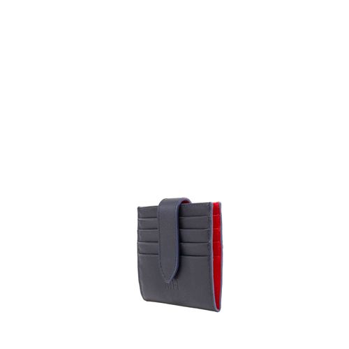 Tarjetero broche 18 tarjetas azul Esencial