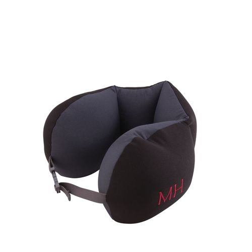 Almohada con pouch negro gris Explora