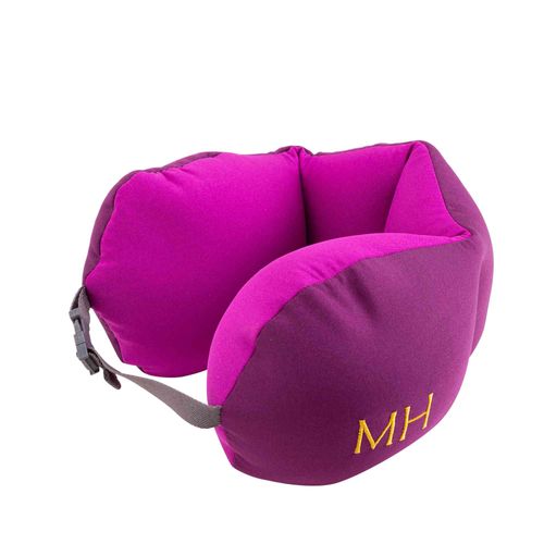 Almohada con micro perlas morado Explora