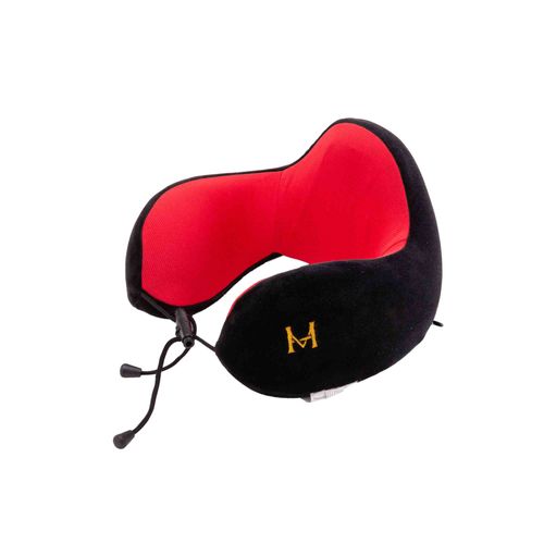 Almohada confort negro rojo Explora