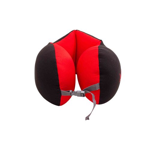 Almohada con micro perlas negro rojo Explora